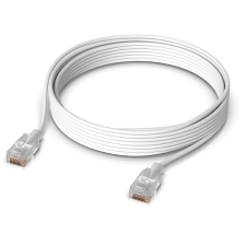 Ubiquiti Etherlighting Patch Cable Cat.6, 2 m, fehér kábel és adapter