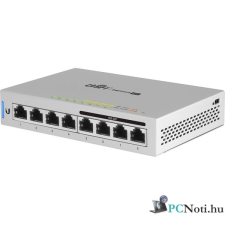 Ubiquiti UniFi Switch 8xGigabit Ethernet port, 4xPoE Out, 60W hub és switch