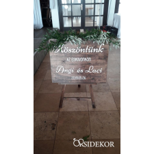  Üdvözlő tábla dekorációs kellék