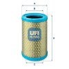 UFI légszűrő 27.273.00