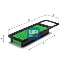 UFI légszűrő 30.232.00 autóalkatrész