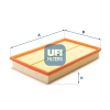 UFI légszűrő 30.303.00