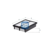 UFI légszűrő 30.D22.00