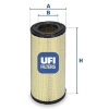 UFI Légszűrő UFI 27.356.00