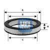 UFI Légszűrő UFI 27.719.00