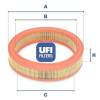 UFI Légszűrő UFI 30.038.01