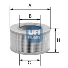 UFI Légszűrő UFI 30.145.01 levegőszűrő