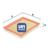 UFI Légszűrő UFI 30.168.00