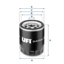 UFI olajszűrő 23.413.00 autóalkatrész