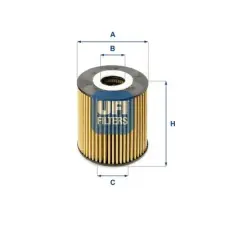 UFI olajszűrő 25.052.00 autóalkatrész