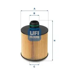 UFI olajszűrő 25.083.00 autóalkatrész