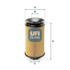 UFI olajszűrő 25.092.00 autóalkatrész