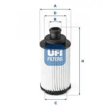 UFI olajszűrő 25.118.00 autóalkatrész