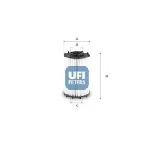 UFI olajszűrő 25.259.00 autóalkatrész
