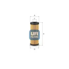 UFI olajszűrő 25.269.00 autóalkatrész