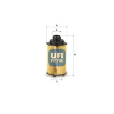 UFI olajszűrő 25.276.00 autóalkatrész