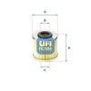 UFI olajszűrő 25.529.00