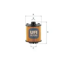 UFI olajszűrő 25.VCC.01 autóalkatrész