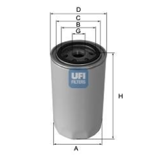 UFI Olajszűrő UFI 23.404.00 olajszűrő