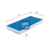 UFI szűrő, utastér levegő 34.106.00