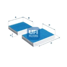 UFI szűrő, utastér levegő 34.164.00 autóalkatrész