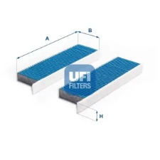 UFI szűrő, utastér levegő 34.404.00 autóalkatrész