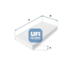 UFI szűrő, utastér levegő 53.034.00