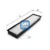 UFI szűrő, utastér levegő 53.101.00