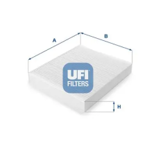 UFI szűrő, utastér levegő 53.102.00 autóalkatrész