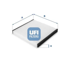 UFI szűrő, utastér levegő 53.103.00 autóalkatrész