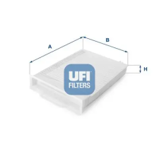 UFI szűrő, utastér levegő 53.107.00 autóalkatrész
