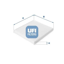 UFI szűrő, utastér levegő 53.112.00 autóalkatrész