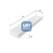 UFI szűrő, utastér levegő 53.162.00 autóalkatrész