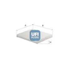 UFI szűrő, utastér levegő 53.186.00 autóalkatrész