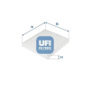 UFI szűrő, utastér levegő 53.243.00