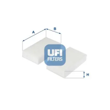 UFI szűrő, utastér levegő 53.253.00 autóalkatrész