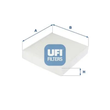 UFI szűrő, utastér levegő 53.256.00 autóalkatrész