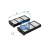 UFI szűrő, utastér levegő 53.274.00