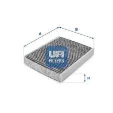 UFI szűrő, utastér levegő 54.115.00 autóalkatrész