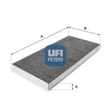 UFI szűrő, utastér levegő 54.128.00 autóalkatrész