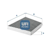 UFI szűrő, utastér levegő 54.133.00