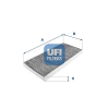 UFI szűrő, utastér levegő 54.146.00