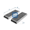 UFI szűrő, utastér levegő 54.153.00