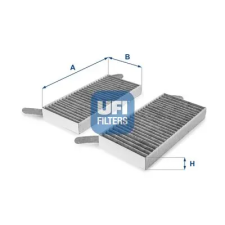 UFI szűrő, utastér levegő 54.173.00 autóalkatrész