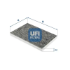 UFI szűrő, utastér levegő 54.268.00