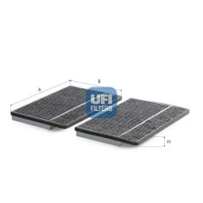 UFI szűrő, utastér levegő 54.294.00 autóalkatrész