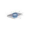 UFI szűrő, utastér levegő 54.428.00