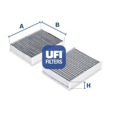 UFI Szűrő, utastér levegő UFI 54.104.00 levegőszűrő