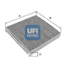 UFI Szűrő, utastér levegő UFI 54.106.00 levegőszűrő