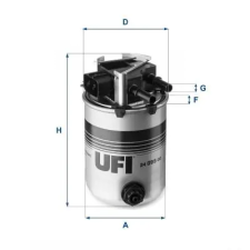 UFI Üzemanyagszűrő 24.095.00 autóalkatrész